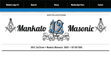 Tablet Screenshot of mankatomasons.org